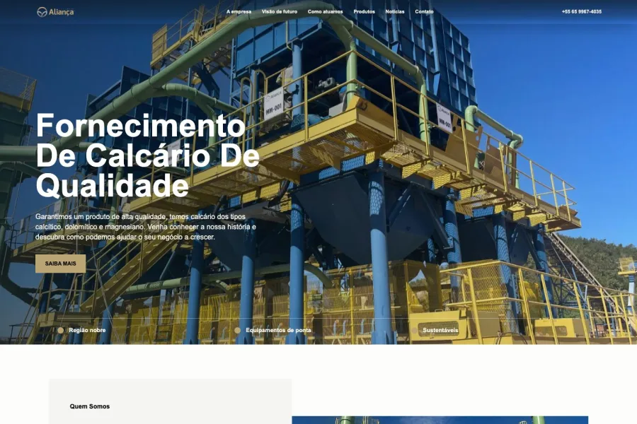 Imagem do projeto Calcário Aliança