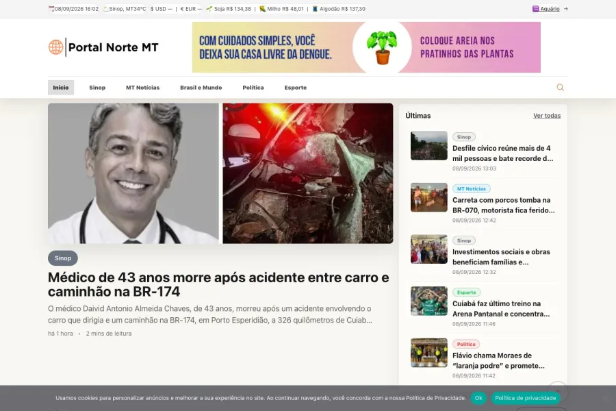 Imagem do projeto Portal Norte MT