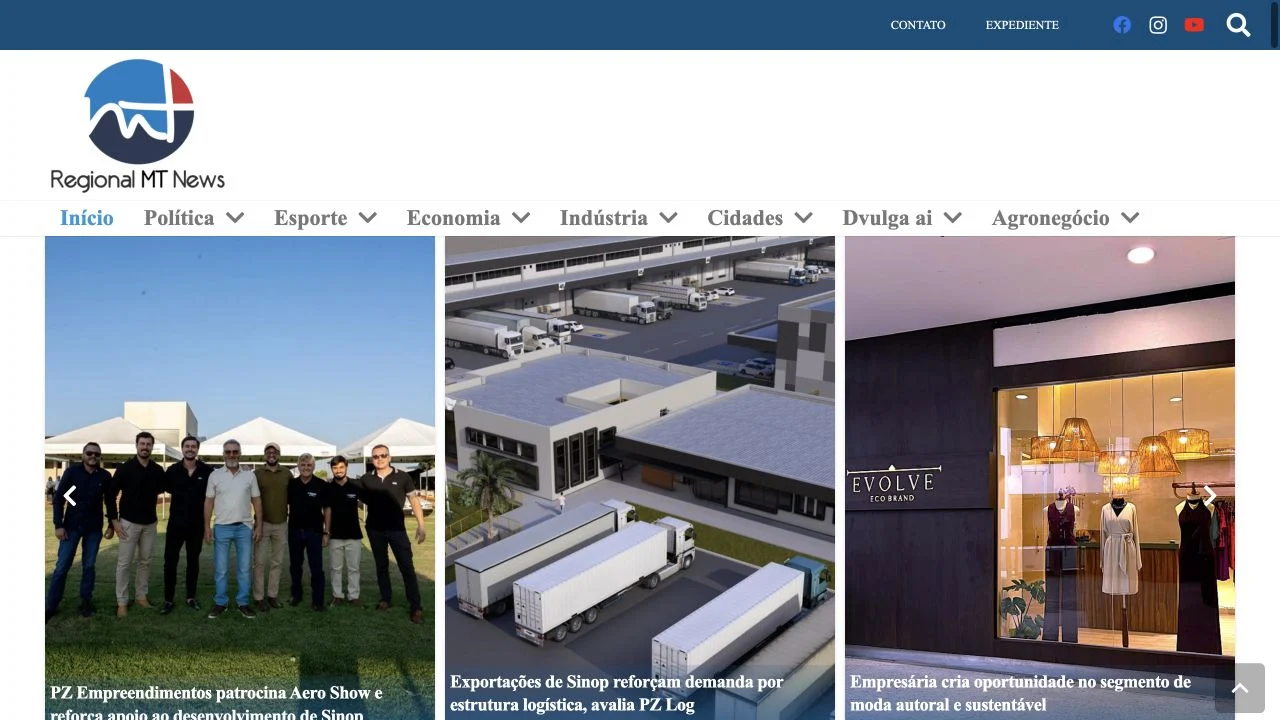 Imagem do projeto Regional MT News